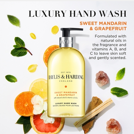 Baylis & Harding Sweet Mandarin & Grapefruit sapone liquido per le mani