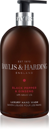 Baylis & Harding Black Pepper & Ginseng mydło w płynie do rąk
