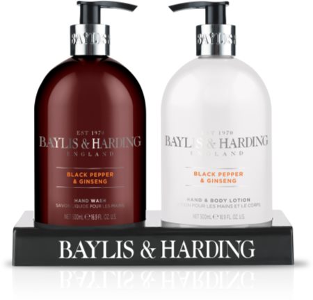 Baylis & Harding Black Pepper & Ginseng Set (für Hände und Körper)