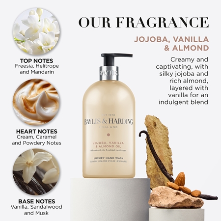 Baylis & Harding Jojoba, Vanilla & Almond Oil tekuté mýdlo na ruce