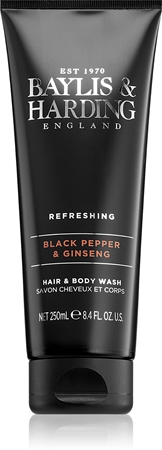Baylis & Harding Black Pepper & Ginseng gel za prhanje in šampon 2v1