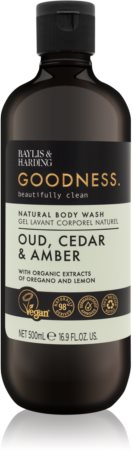 Baylis & Harding Goodness Oud, Cedar & Amber gel doccia