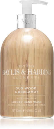 Baylis & Harding Elements Oud Wood & Bergamot sapone liquido per le mani