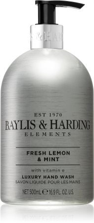 Baylis & Harding Elements Fresh Lemon & Mint tekuté mýdlo na ruce
