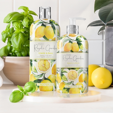 Baylis & Harding Royale Garden Lemon & Basil Săpun lichid pentru mâini