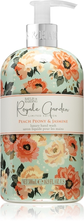Baylis & Harding Royale Garden Peach, Peony & Jasmine nestemäinen käsisaippua