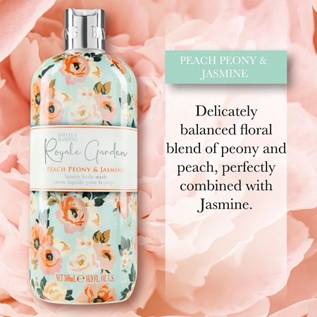 Baylis & Harding Royale Garden Peach, Peony & Jasmine течен сапун за ръце
