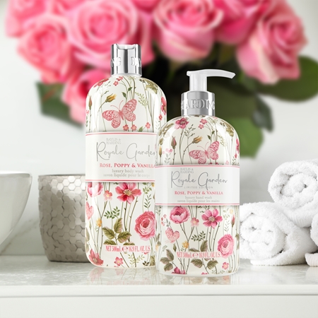 Baylis & Harding Royale Garden Rose, Poppy & Vanilla savon liquide mains
