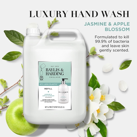 Baylis & Harding Jasmine & Apple Blossom рідке мило для рук змінне наповнення