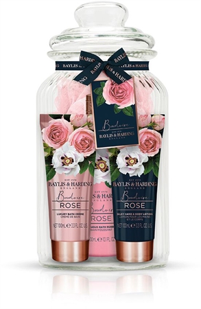 Baylis & Harding Boudoir Rose coffret cadeau (arôme rose)