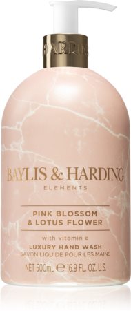 Baylis & Harding Elements Pink Blossom & Lotus Flower flüssige Seife für die Hände