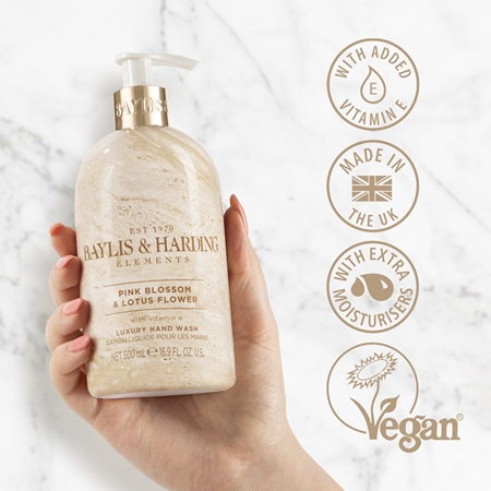 Baylis & Harding Elements Pink Blossom & Lotus Flower tekući sapun za ruke