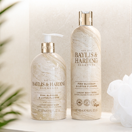 Baylis & Harding Elements Pink Blossom & Lotus Flower tekući sapun za ruke