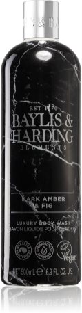 Baylis & Harding Elements Dark Amber & Fig doccia gel di lusso