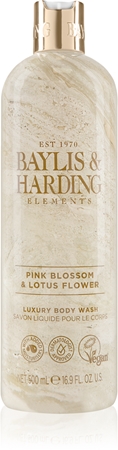 Baylis & Harding Elements Pink Blossom & Lotus Flower luxusní sprchový gel