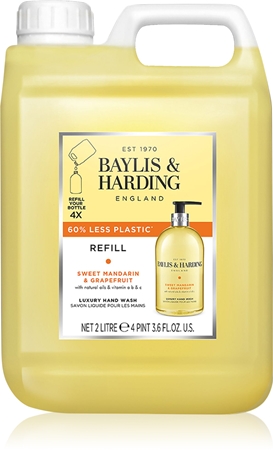 Baylis & Harding Sweet Mandarin & Grapefruit sapone liquido per le mani ricarica