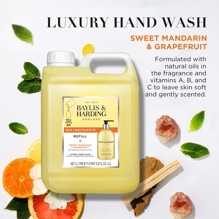 Baylis & Harding Sweet Mandarin & Grapefruit sapone liquido per le mani ricarica