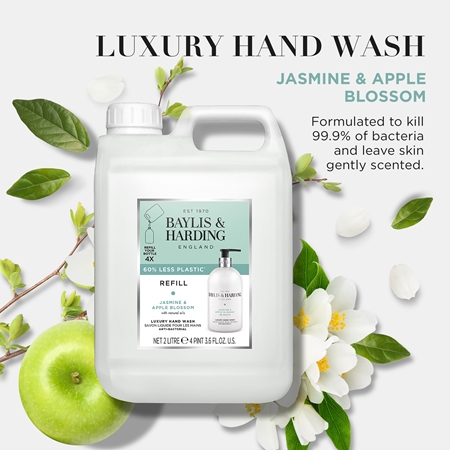 Baylis & Harding Jasmine & Apple Blossom рідке мило для рук змінне наповнення