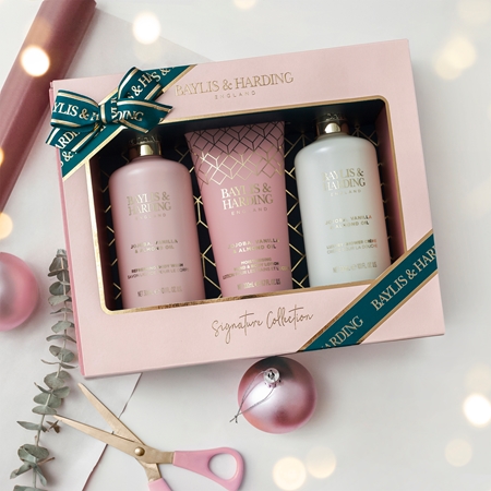 Baylis & Harding Jojoba, Vanilla & Almond Oil coffret cadeau (pour le bain)