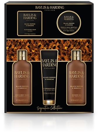 Baylis & Harding Black Pepper & Ginseng dárková sada (na tělo a obličej)