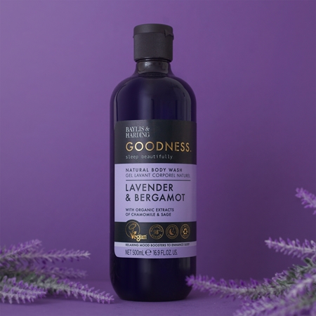 Baylis & Harding Goodness Sleep Beautifully антистресовий гель для душу для повноцінного сну