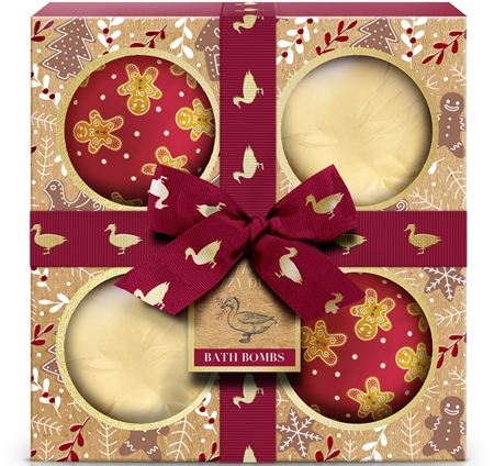 Baylis & Harding The Fuzzy Duck Winter Wonderland šumivé koule do koupele dárková sada
