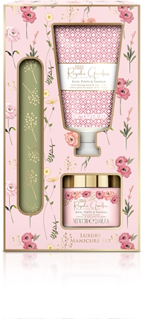Baylis & Harding Royale Garden Rose, Poppy & Vanilla ajándékszett kézre és körmökre