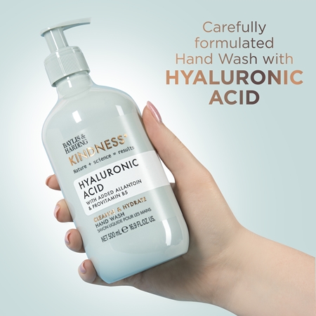 Baylis & Harding Kindness+ Hyaluronic Acid tekuté mýdlo na ruce s hydratačním účinkem