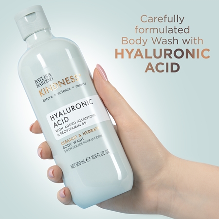Baylis & Harding Kindness+ Hyaluronic Acid gel doccia idratante