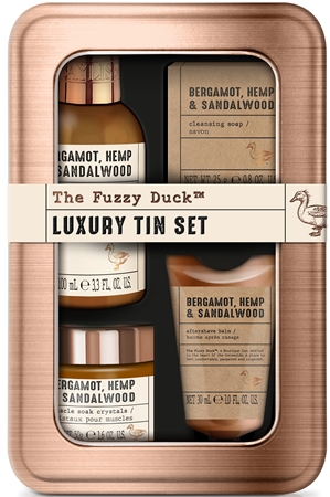 fuzzy duck christmas gift set