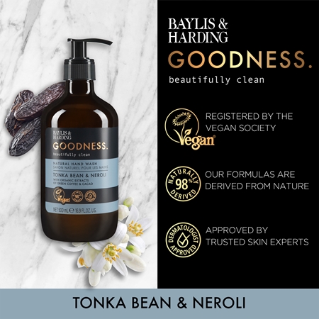 Baylis & Harding Goodness Tonka Bean & Neroli tekuté mýdlo na ruce