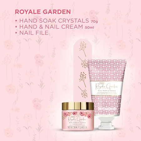 Baylis & Harding Royale Garden Rose, Poppy & Vanilla darčeková sada na ruky a nechty