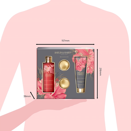 Baylis & Harding Boudoire Tropical Paradise coffret cadeau corps Banana, Peach & Orange Blossom