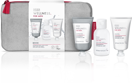 Baylis & Harding Wellness. For Men Revive подаръчен комплект за тяло и лице за мъже Grapefruit, Ginger & Lime