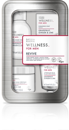 Baylis & Harding Wellness. For Men Revive Gift Set voor in Bad voor Mannen