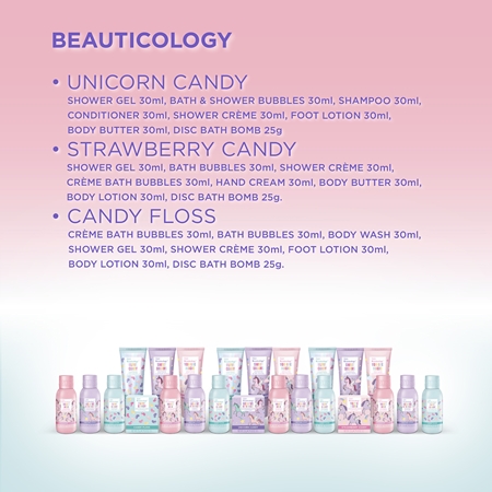 Baylis & Harding 24 Days of Beauty Beauticology Adventskalender für Kinder Unicorn Candy & Strawberry Candy & Candy Floss