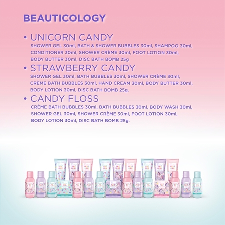 Baylis & Harding 24 Days of Beauty Beauticology Adventskalender für Kinder Unicorn Candy & Strawberry Candy & Candy Floss