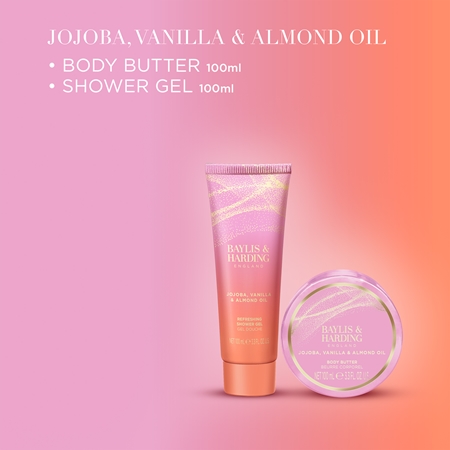 Baylis & Harding Jojoba, Vanilla & Almond Oil σετ δώρου για το σώμα