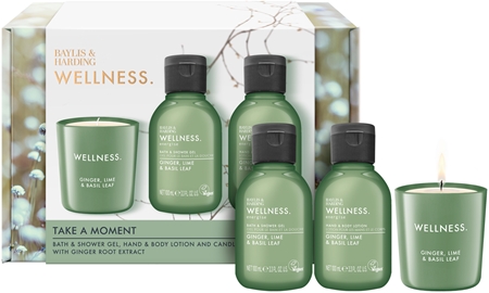 Baylis & Harding Wellness. Energise coffret Ginger, Lime & Basil Leaf