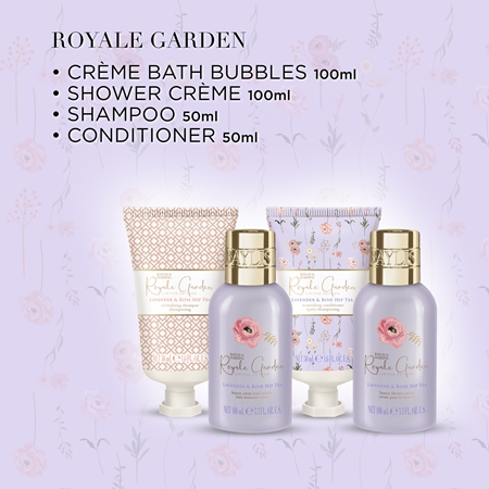 Baylis & Harding Royale Garden Lavender & Rose Hip Tea Gift Set for body and hair