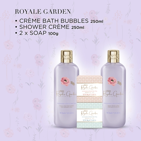 Baylis & Harding Royale Garden Lavender & Rose Hip Tea Gift Set for the bath