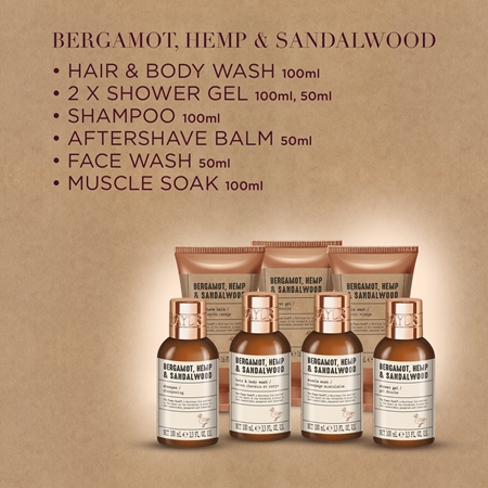 Baylis & Harding The Fuzzy Duck Bergamot, Hemp & Sandalwood Gift Set for men