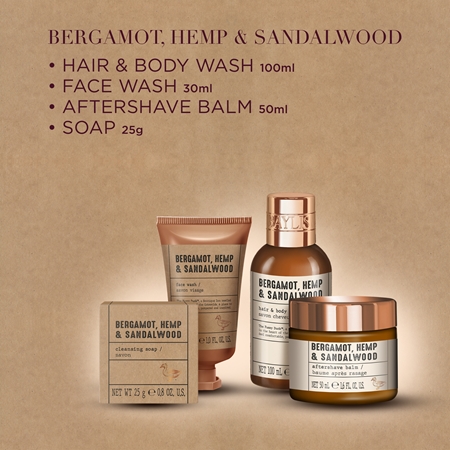 Baylis & Harding The Fuzzy Duck Bergamot, Hemp & Sandalwood Gift Set tin box