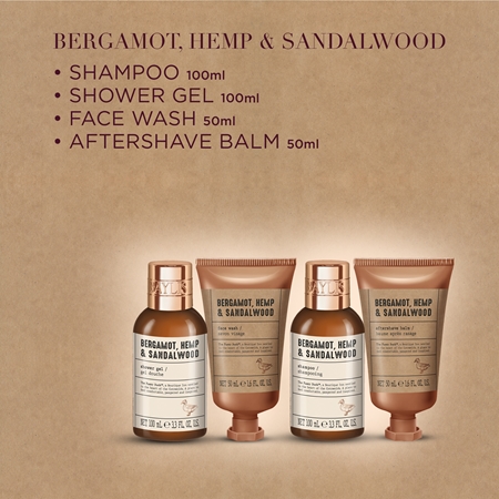 Baylis & Harding The Fuzzy Duck Bergamot, Hemp & Sandalwood Gift Set for travelling