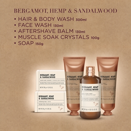 Baylis & Harding The Fuzzy Duck Bergamot, Hemp & Sandalwood Gift Set for men