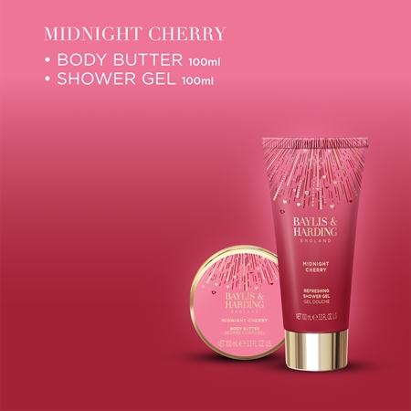 Baylis & Harding Midnight Cherry coffret para corpo