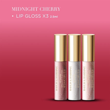 Baylis & Harding Midnight Cherry kit para lábios