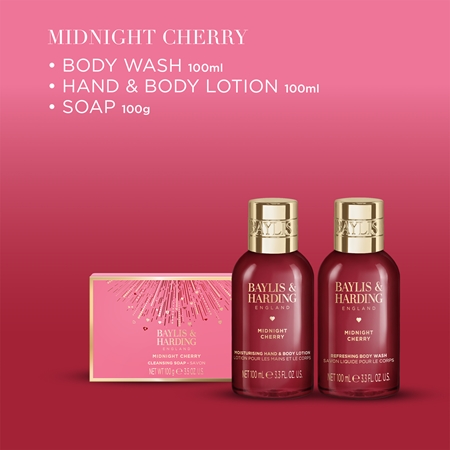 Baylis & Harding Midnight Cherry coffret