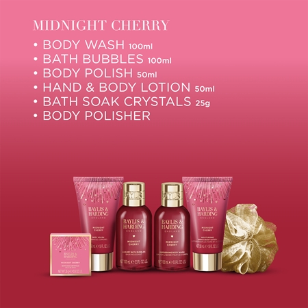 Baylis & Harding Midnight Cherry Gift Set