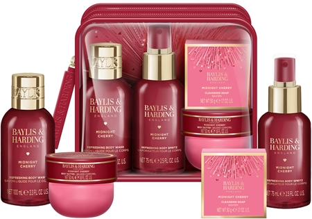 Baylis & Harding Midnight Cherry coffret de viagem